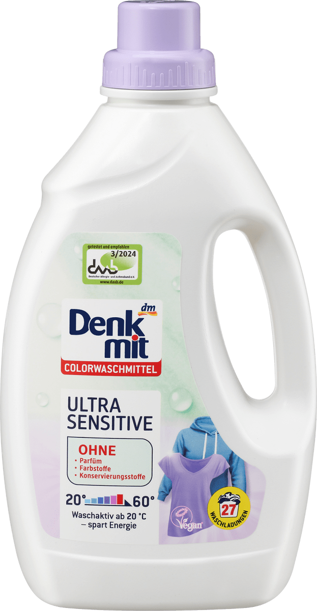Colorwaschmittel Ultra Sensitive, 27 Wl