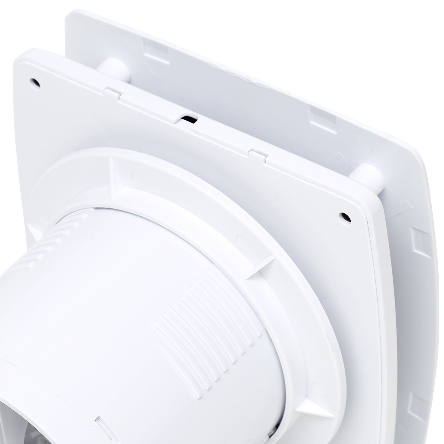 Yakimz Wandventilator Badlüfter Wandlüfter 10cm mit Feuchtsensor und Nachlauf und Timer