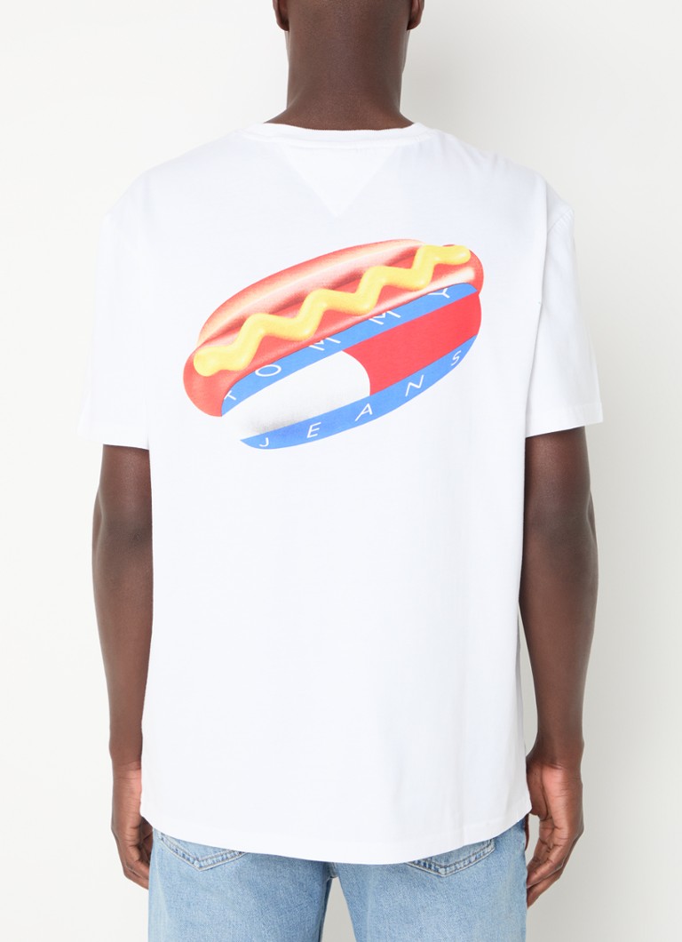 Tricou Tommy Hilfiger cu imprimeu față-verso