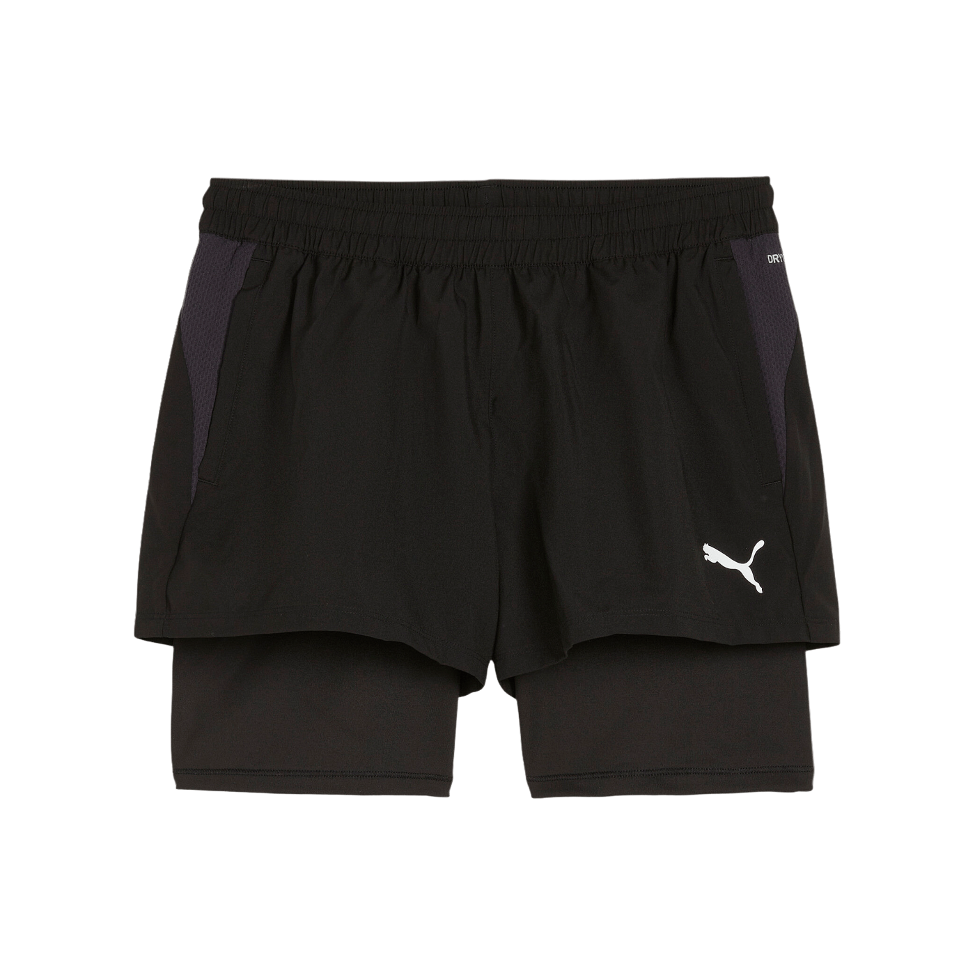 PUMA teamGOAL 2in1 Short Damen Schwarz Weiss F03