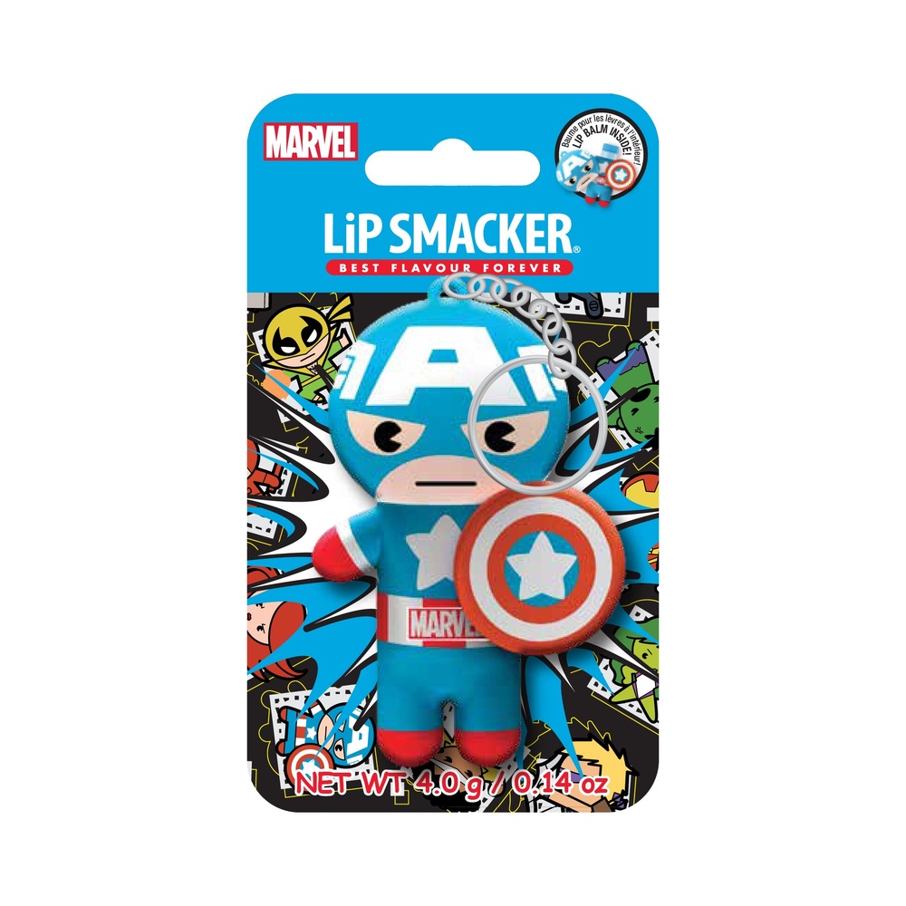 lip smacker Captain America Lip Balm Baume à lèvres Marvel - Captain America