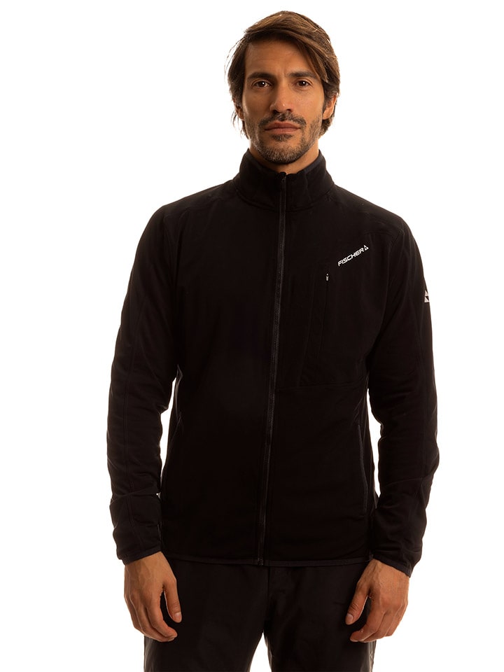 Fischer Fleecejacke in Schwarz günstig kaufen