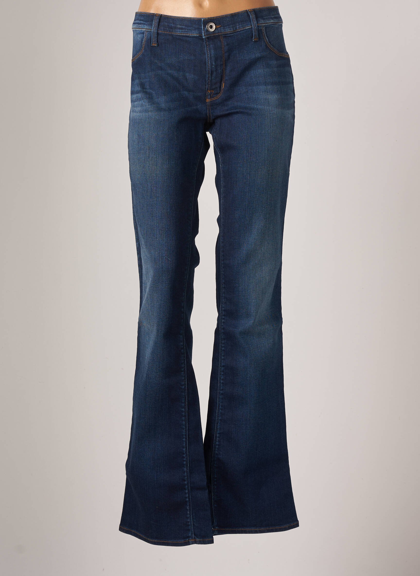 Freesoul Jeans Bootcut Femme couleur bleu