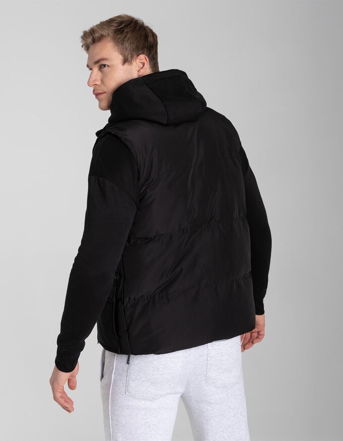 Herren Steppweste - Labelpatch