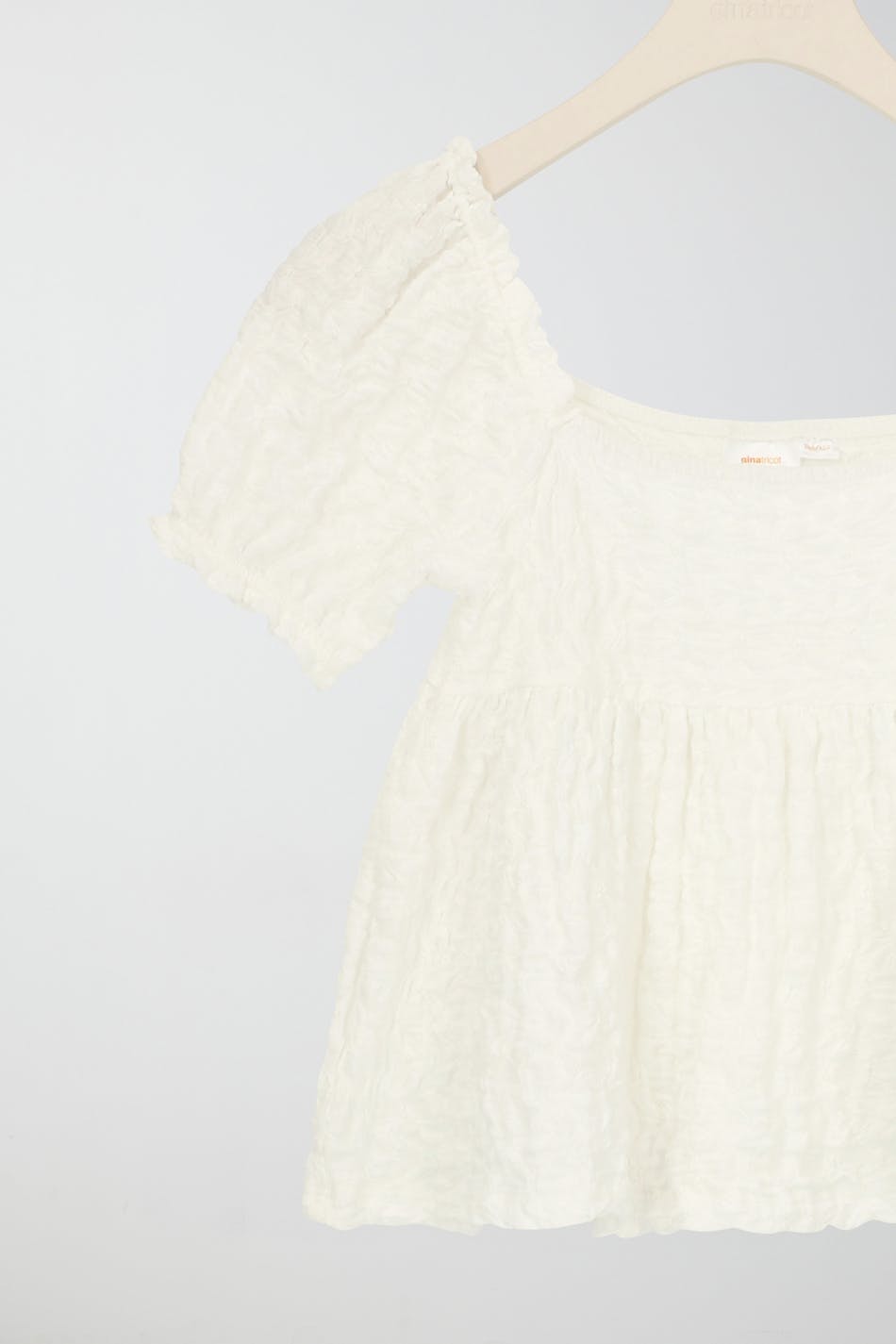 Y bubble blouse