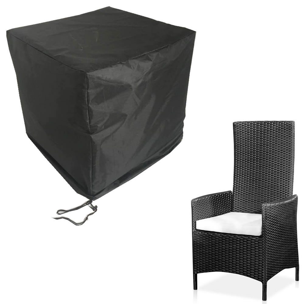 Mucola Gartenmöbel-Schutzhülle Abdeckplane 63x58x112 Schutzplane Gartenmöbel Abdeckhaube Rattan Cover (Stück, Premium Schutzhülle), 100% Polyethylengewebe