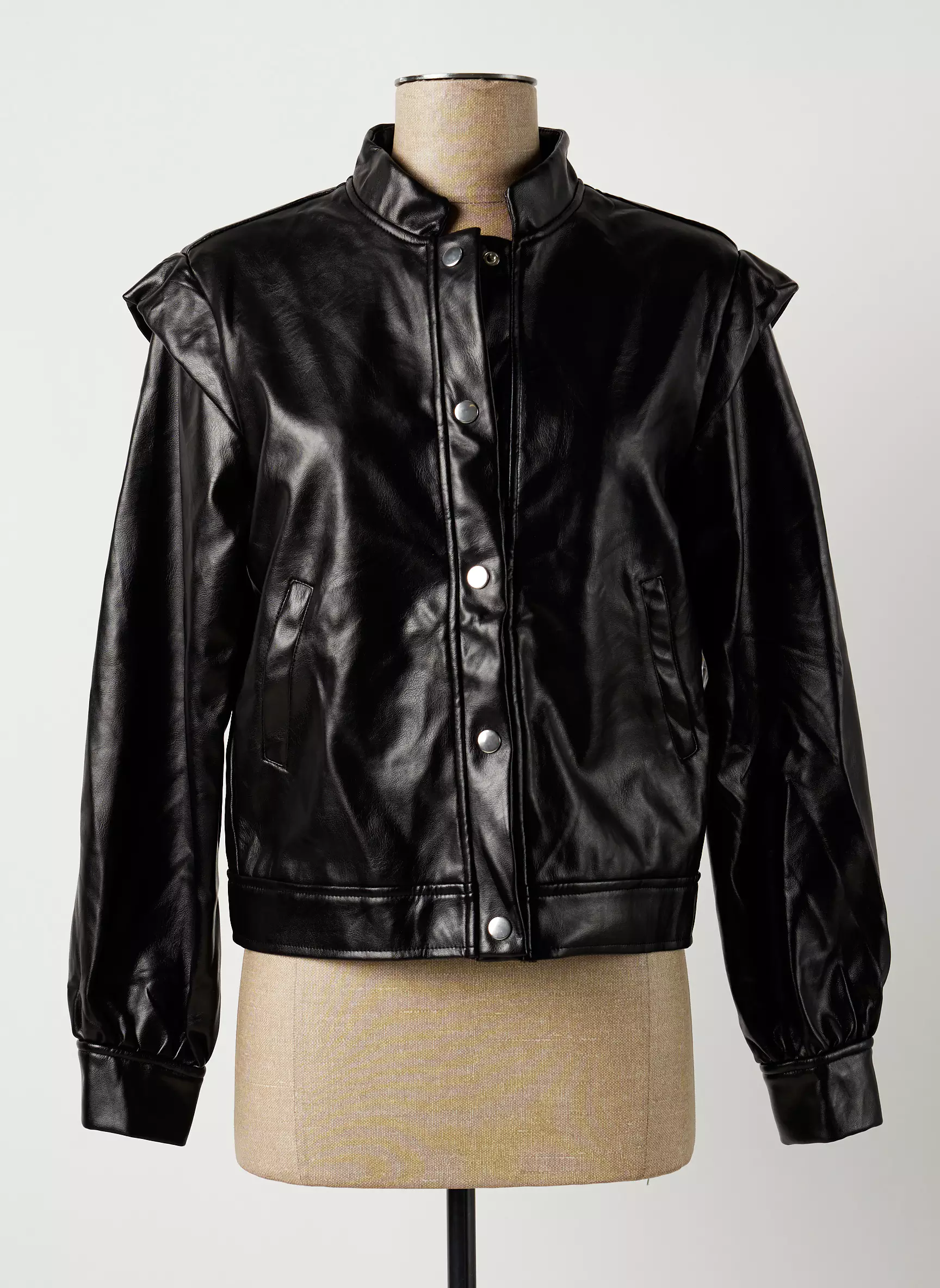 Jubylee Vestesimilicuir Femme couleur noir