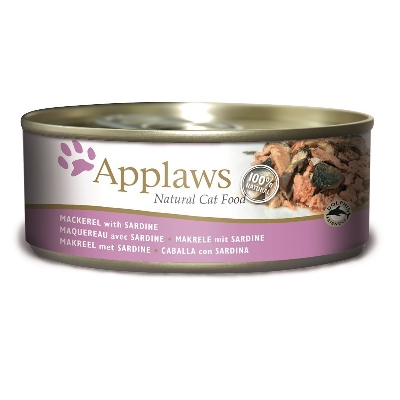 Applaws Ergänzungsfutter & Aufzucht Applaws Adult 24x156g Makrele mit Sardine