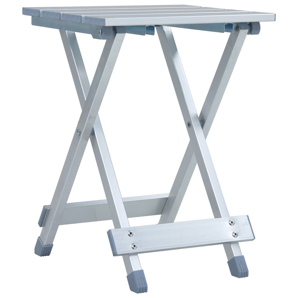vidaXL Gartentisch Campinghocker Aluminium 28 x 26 x 39 cm