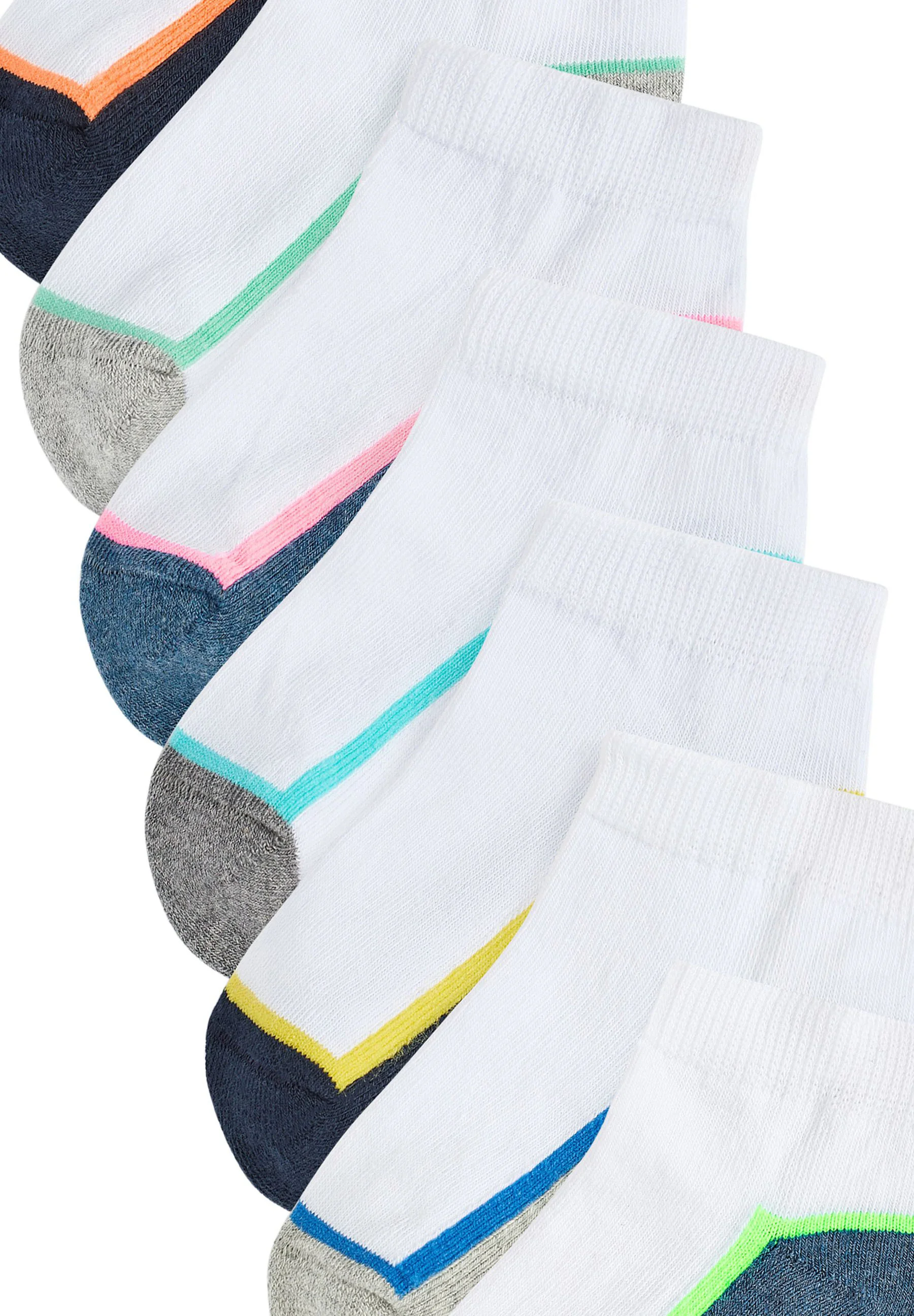 Pack de 7 calcetines deportivos con plantilla acolchada - Calcetines