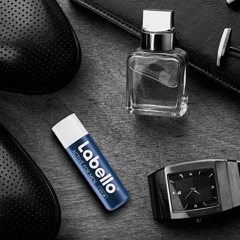 labello Stick soin des lèvres Active for Men 5,5ml Soin des lèvres
