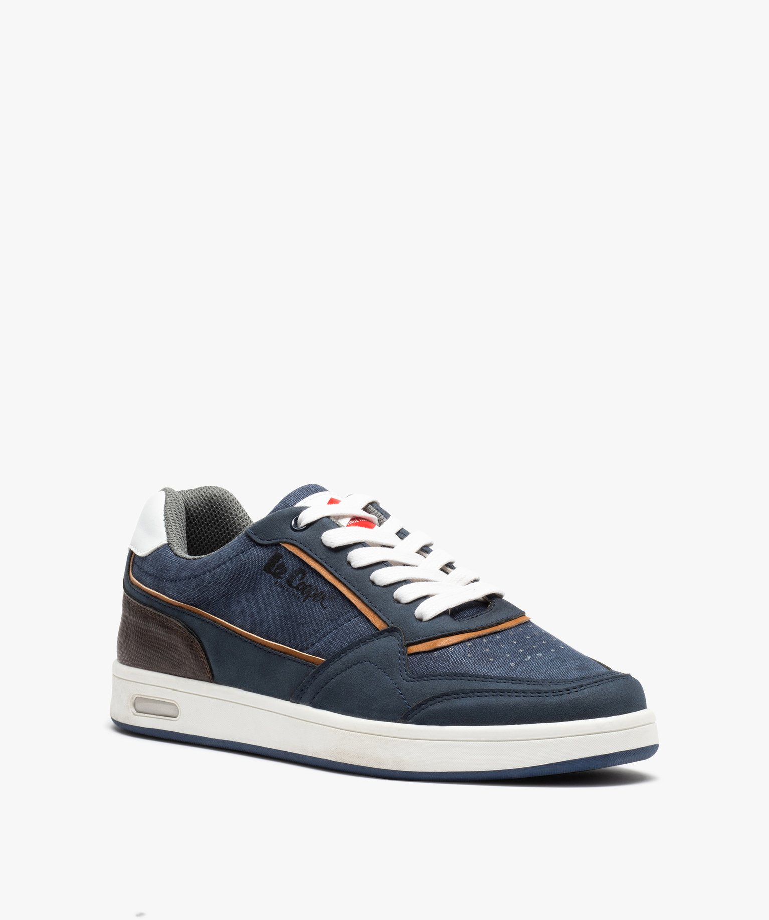 Baskets homme casual en toile - Lee Cooper marine | GEMO