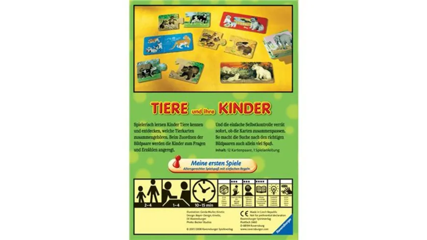 Ravensburger Spiel - Tiere und ihre Kinder