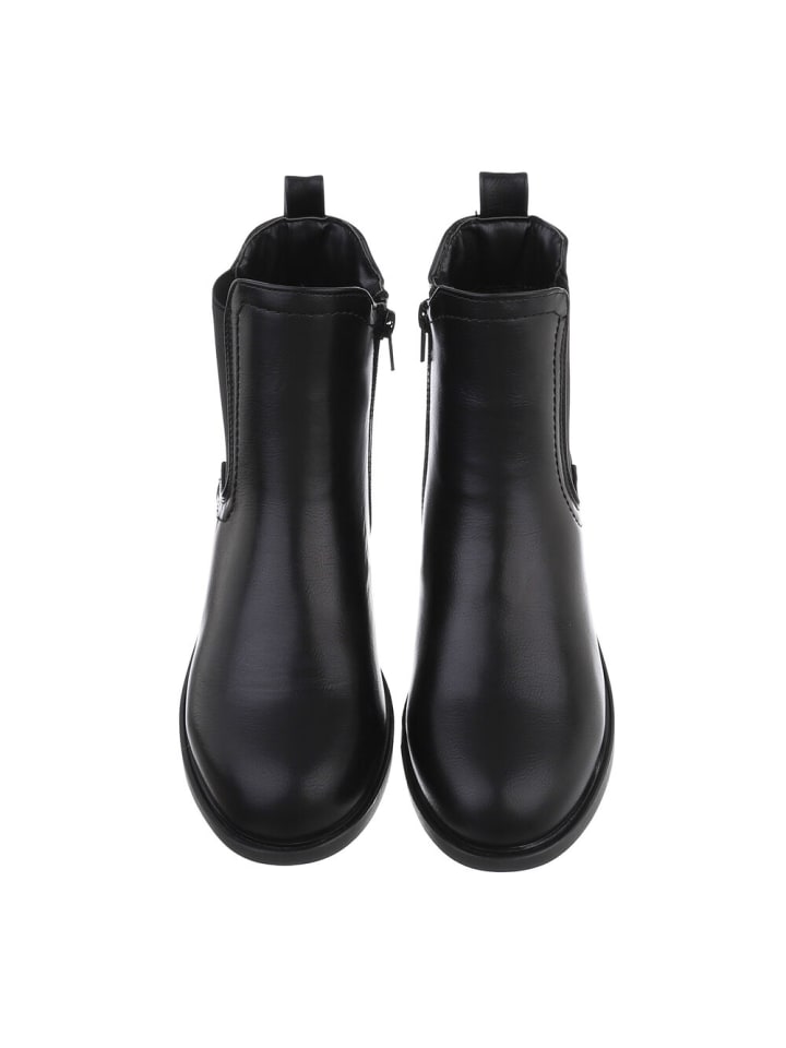 Ital-Design Stiefelette in Schwarz günstig kaufen
