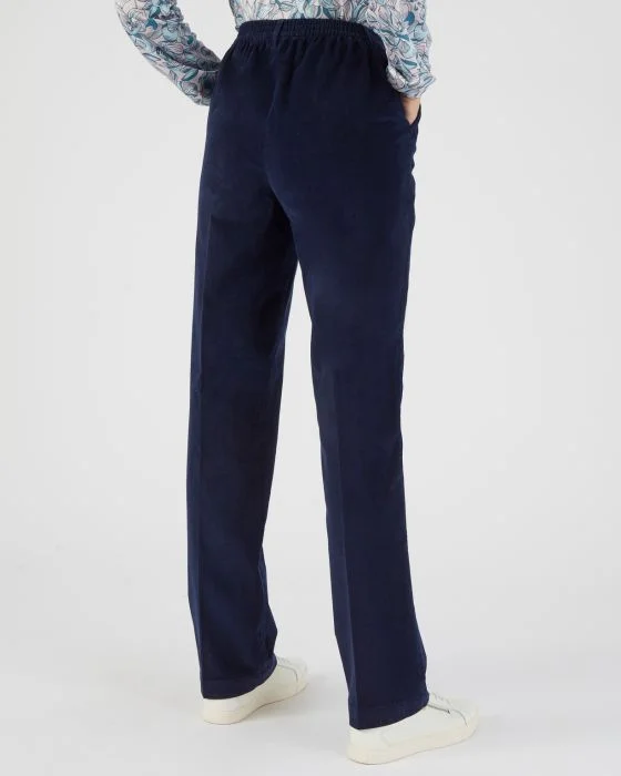 Pantalon enfilable velours