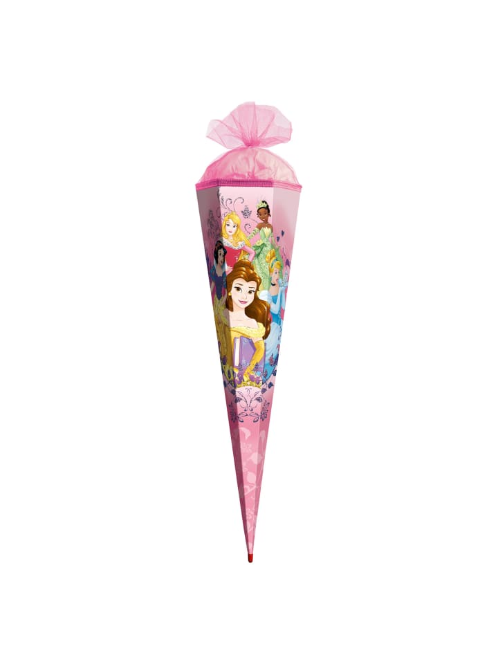 ROTH Schultüte groß Disney Princess 85 cm, Glitter in Rosa günstig kaufen onesize