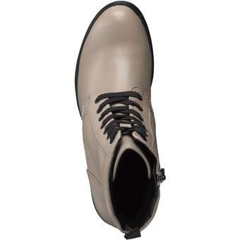 Marco Tozzi Schnürstiefelette in beige