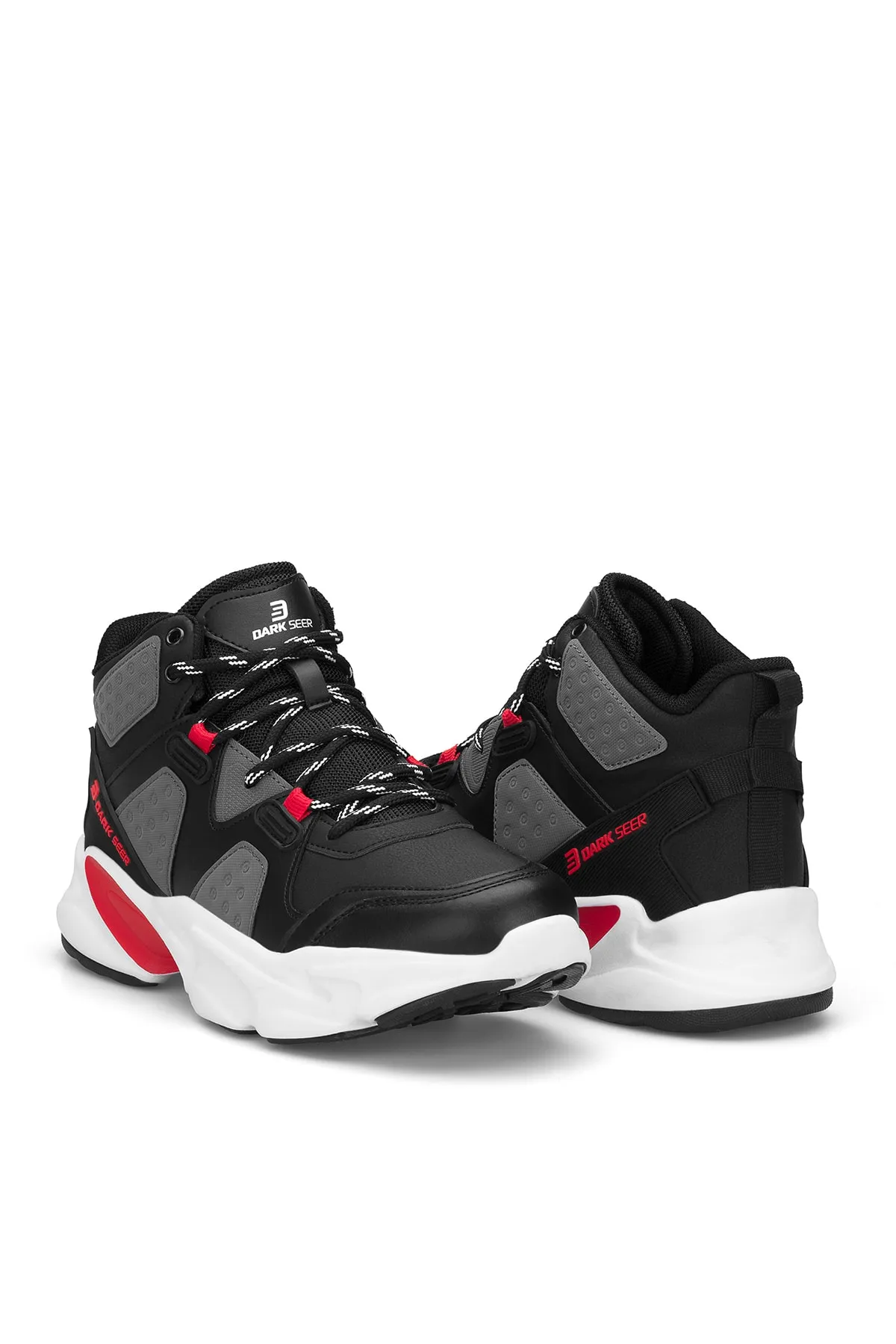 DARK SEER  Schwarz-weißer Unisex-Sneaker