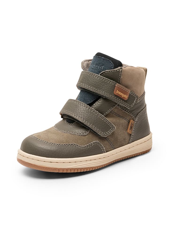 bisgaard Leder-Boots in Grau günstig kaufen