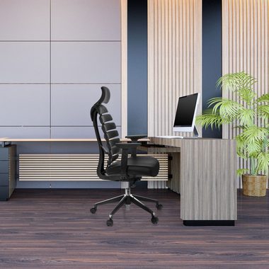 hjh OFFICE Drehstuhl Profi Bürostuhl ERGO LINE II PRO Leder (1 St), Schreibtischstuhl ergonomisch
