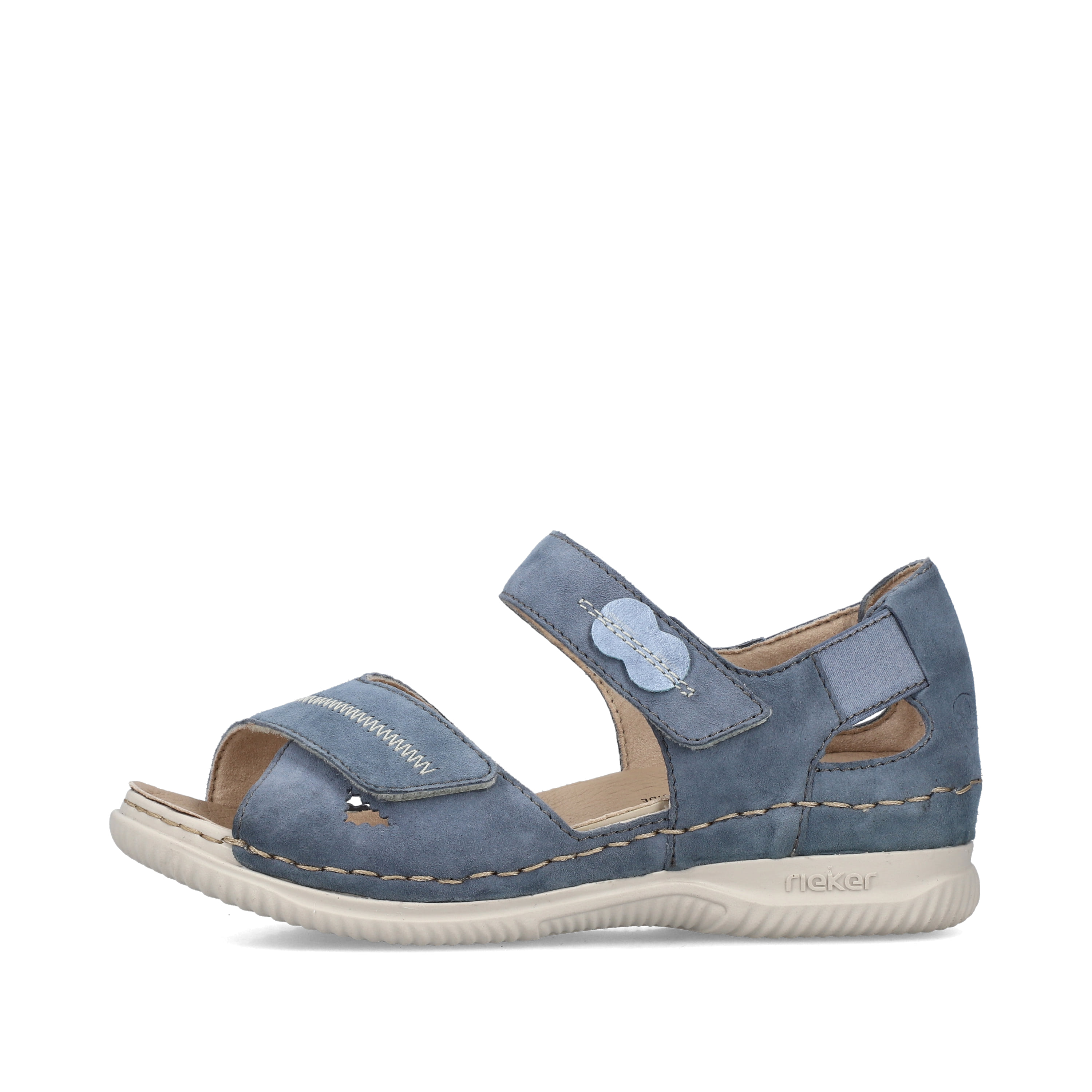 Rieker Damen Riemchensandalen hellblau