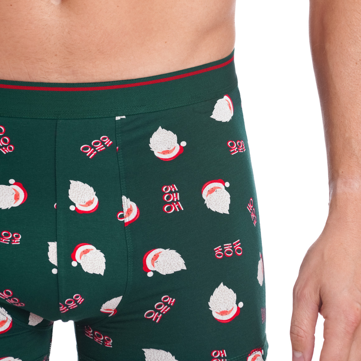 Herren Retroshorts mit Santa-Motiv