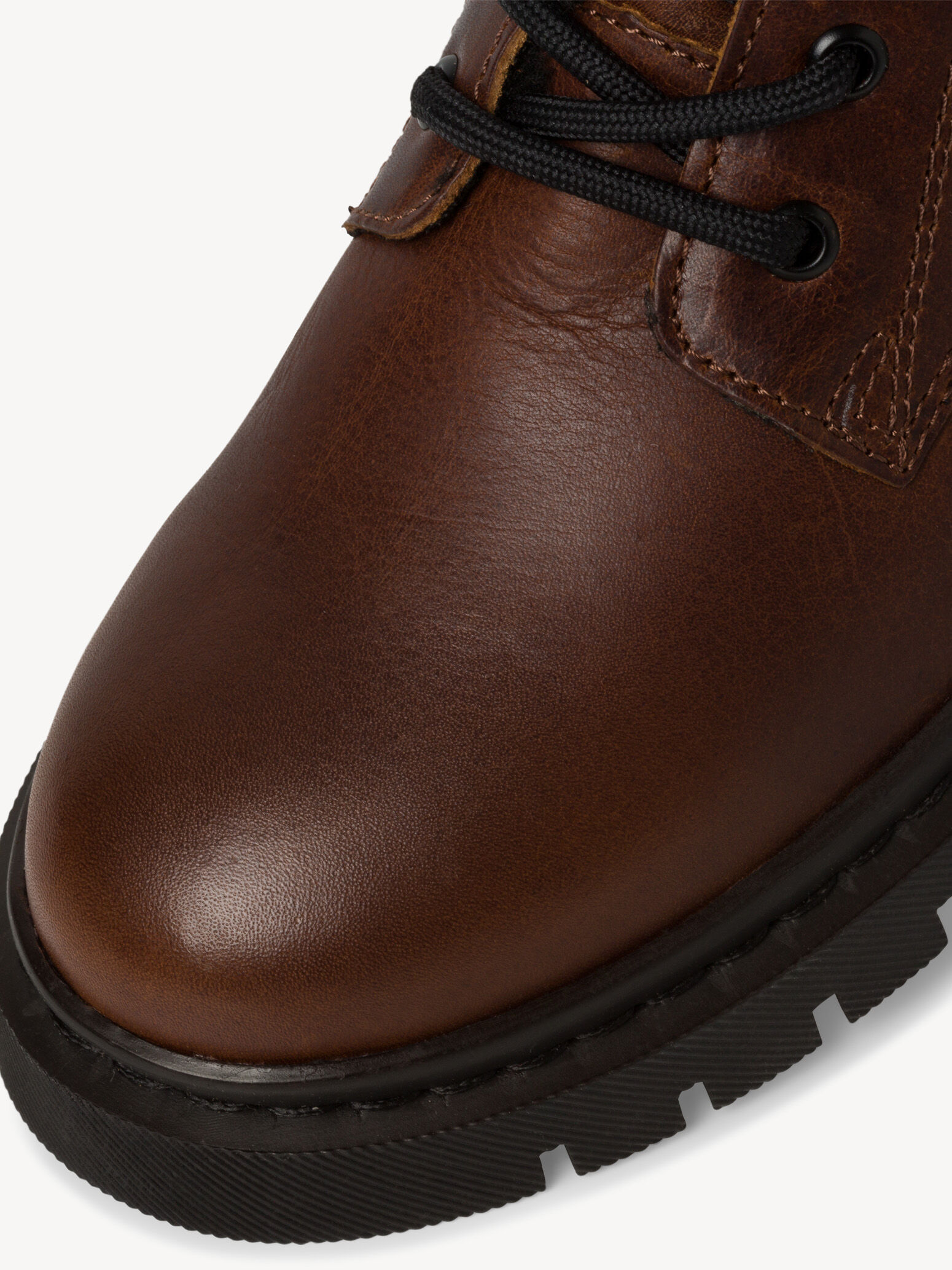 Bottine en cuir - marron doublure chaude