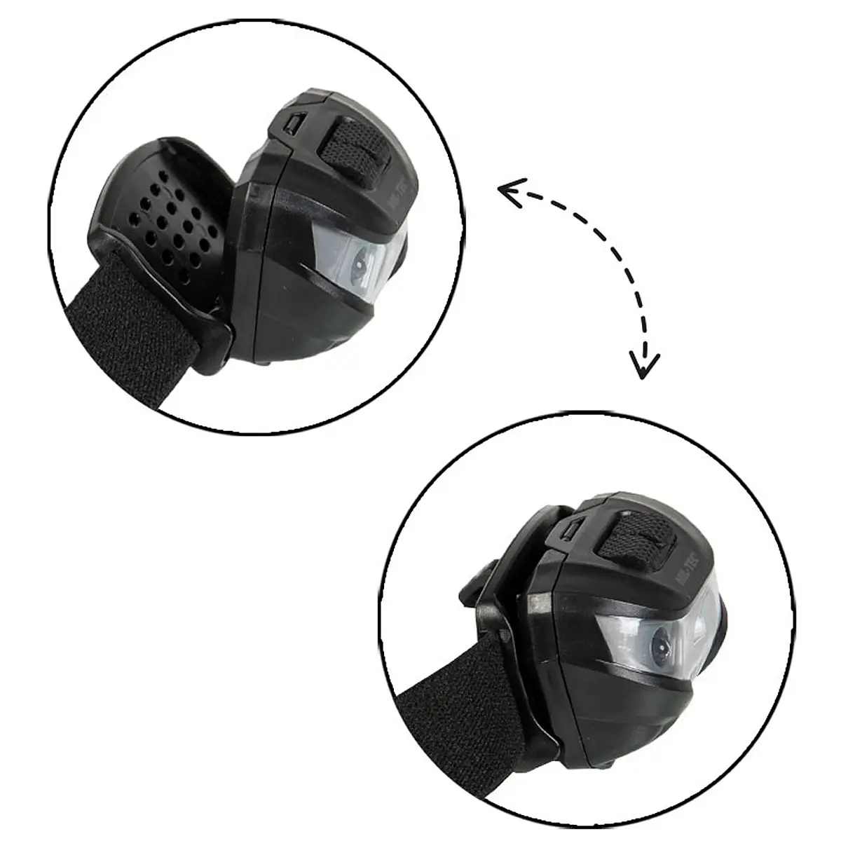 MIL-TEC Kopflampe Cree XPE
