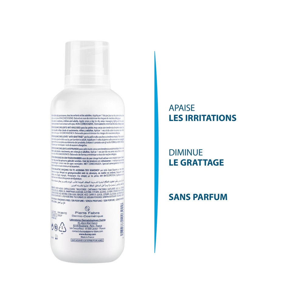 Ducray Dexyane Baume émollient 400 ml Baume émollient