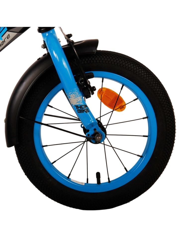 Volare Kinderfahrrad Thombike für Jungen 14 Zoll Kinderrad in Schwarz Blau 4 Jahre günstig kaufen onesize