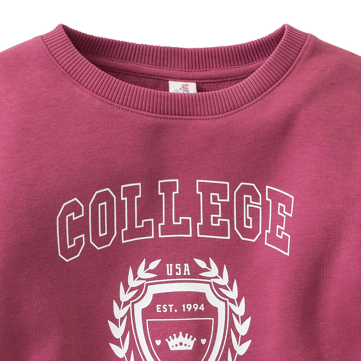 Mädchen Sweatshirt im College-Style