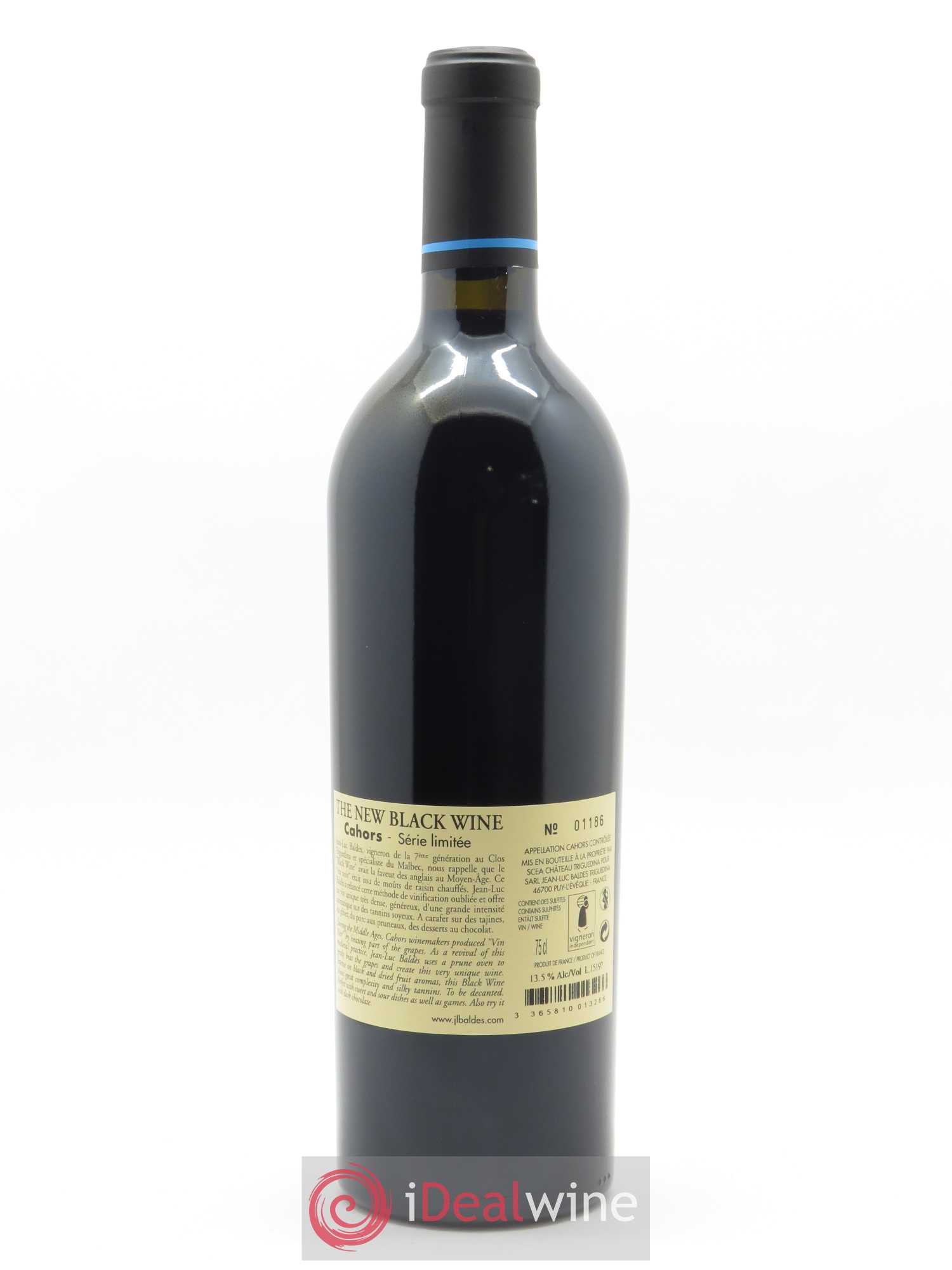 Cahors Clos Triguedina New Black Wine  2013 - Lot de 1 Bouteille