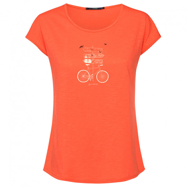 GreenBomb - Women's Bike Signpost Cool - T-Shirt