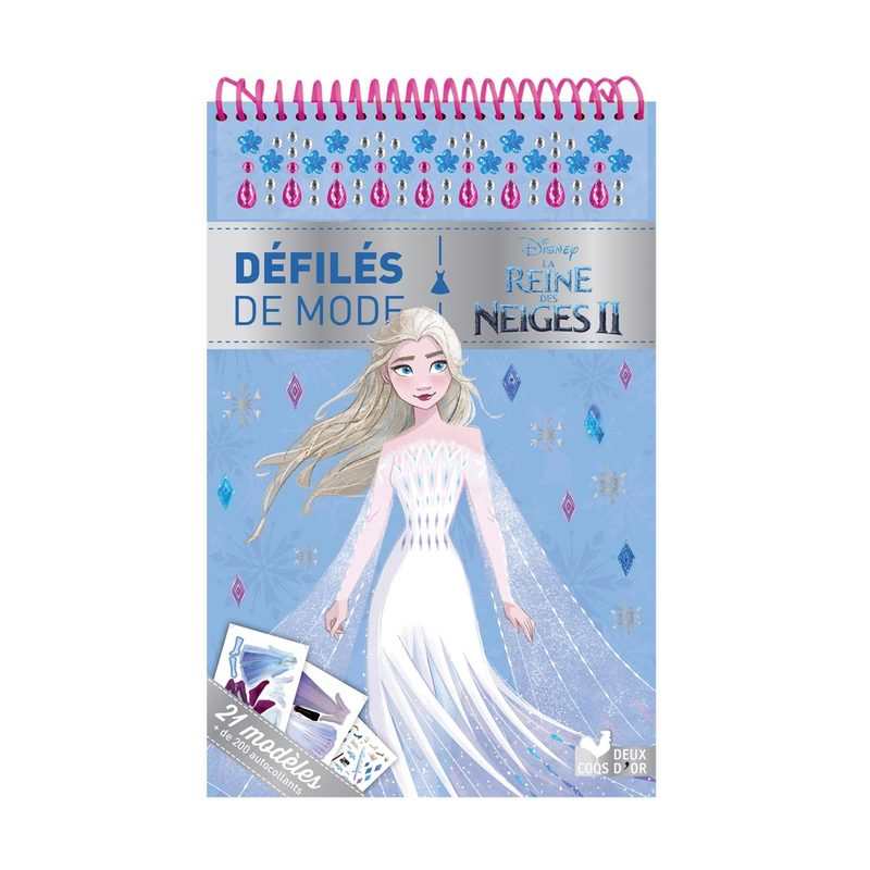 Livre La reine des neiges mon défile de mode - Deux Coqs d’Or
