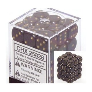 Black-Gold 36xW6 Set (undurchsichtig)