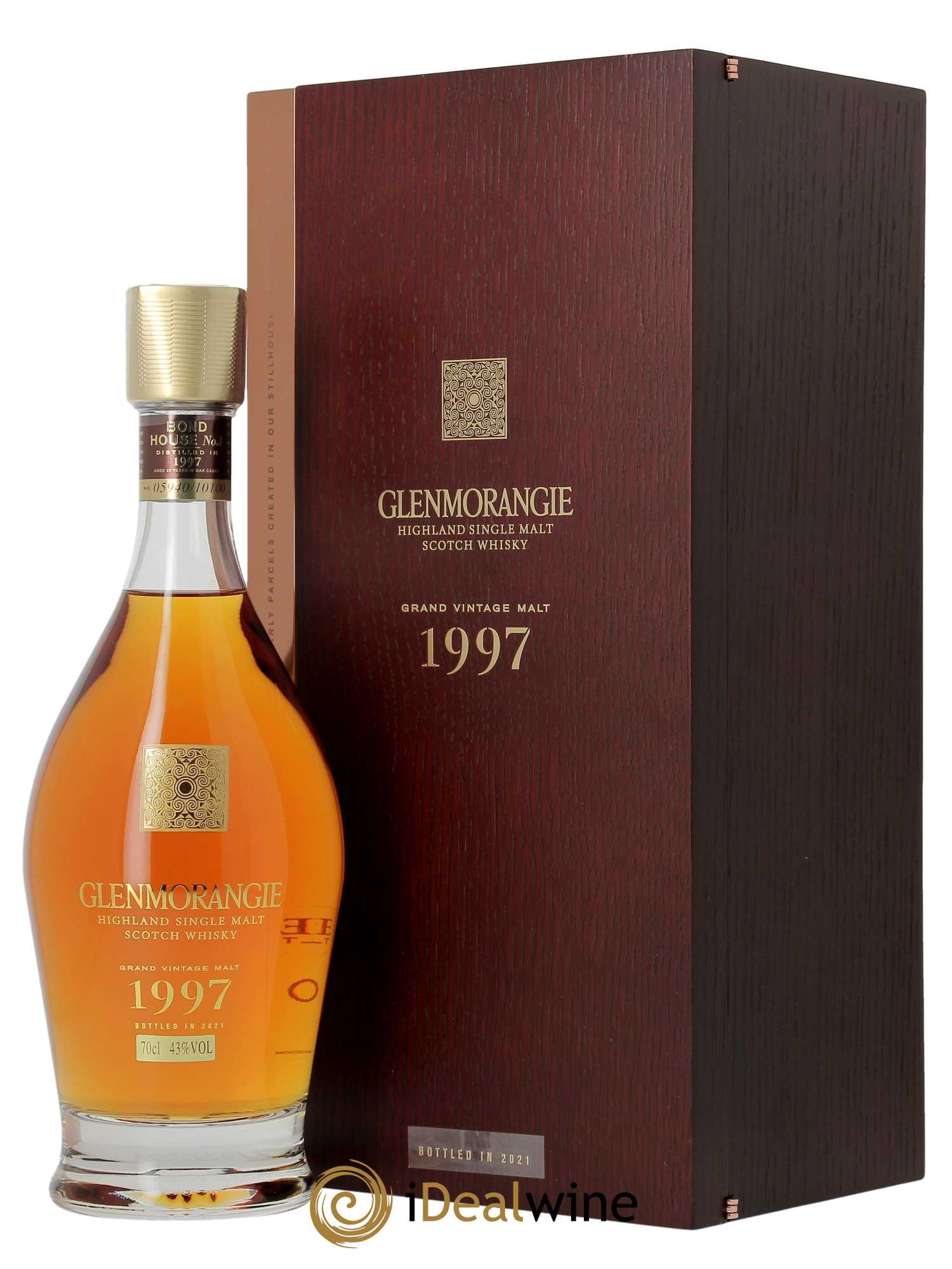Whisky Glenmorangie Vintage (70cl) 1997 - Lot de 1 Bouteille