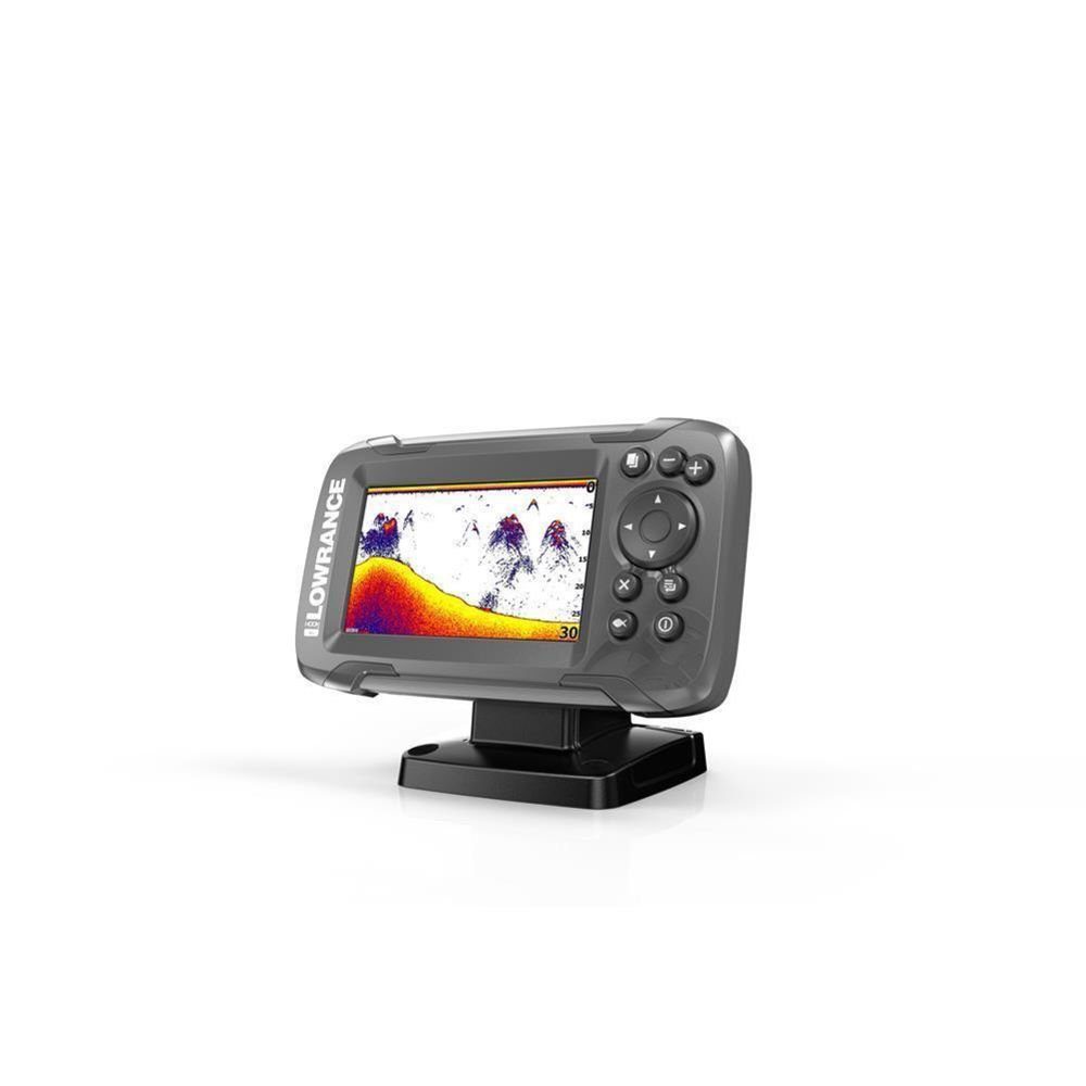 Lowrance Fischfinder Hook 2 4x, mit Bullet Skimmer Schwinger, Display, Angeln Fishfinder mit Tastatur