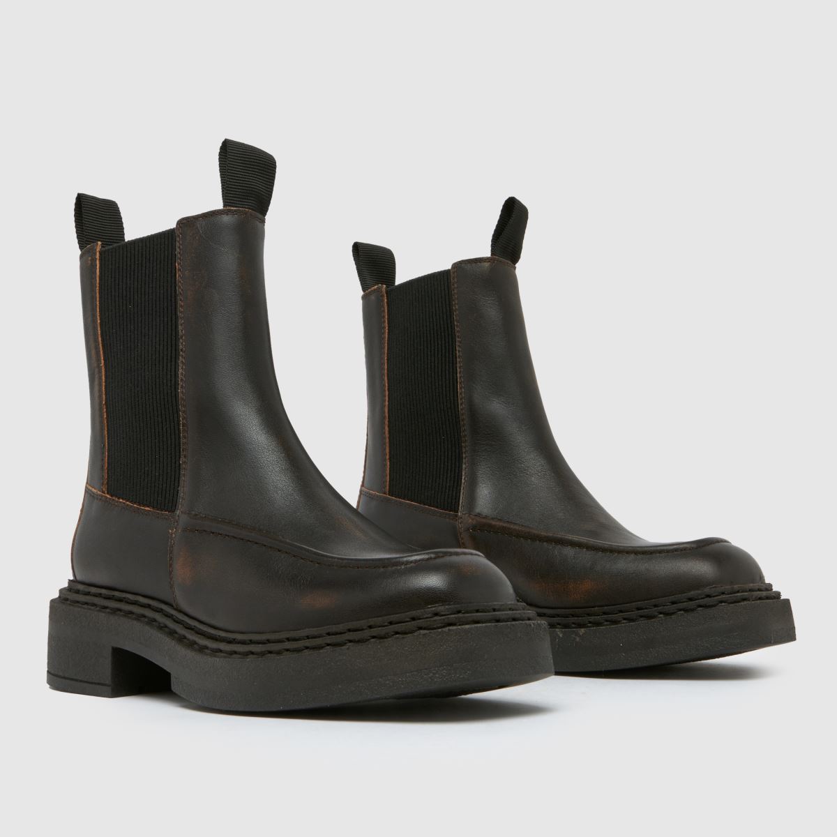Schuh – Cassie – Bruna ankelstövlar