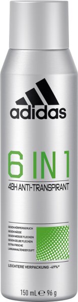 Adidas 6in1 Anti Transpirant Deodorant Spray
