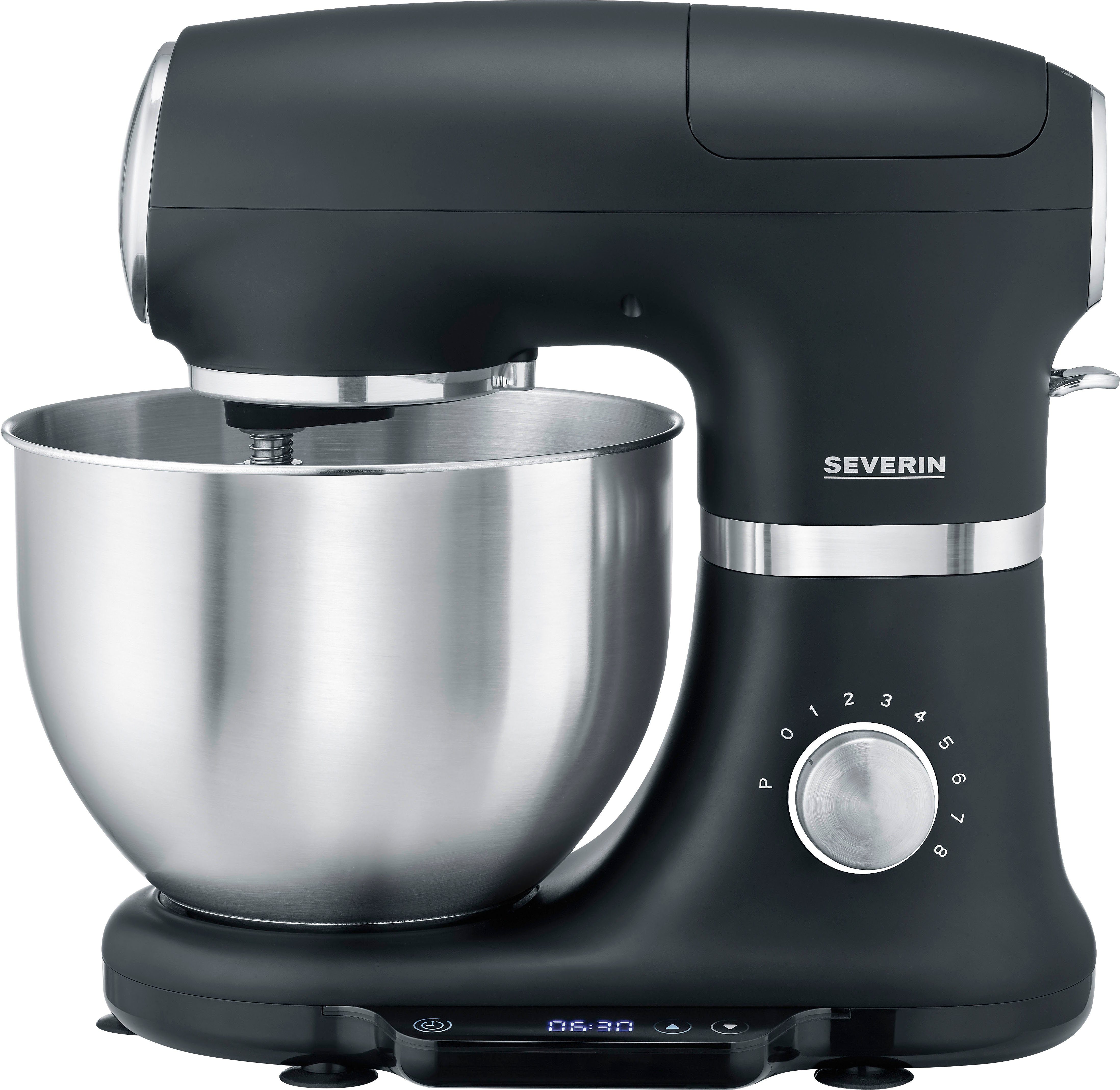 Severin Küchenmaschine KM 3898 mit integrierter Waage, 1000 W, 5,5 l Schüssel