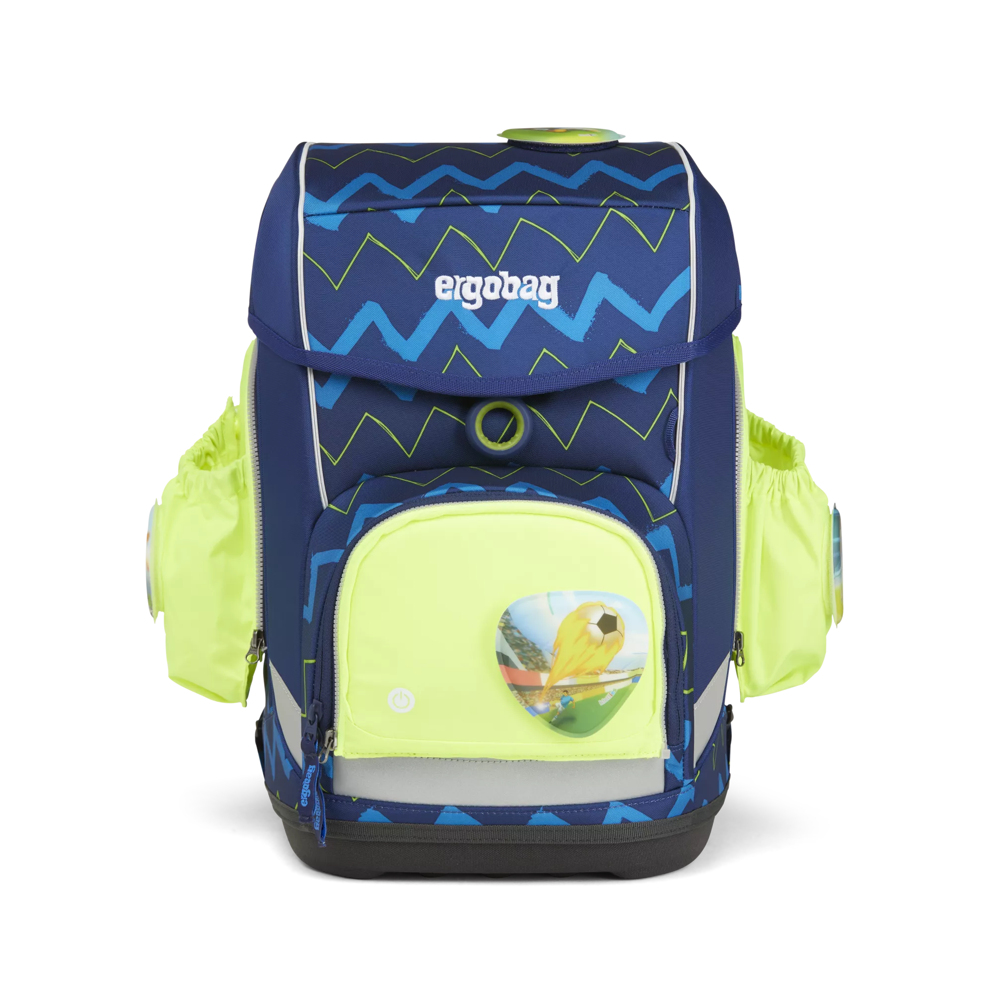 ergobag Fluo LED Seitentaschen-Set Gelb