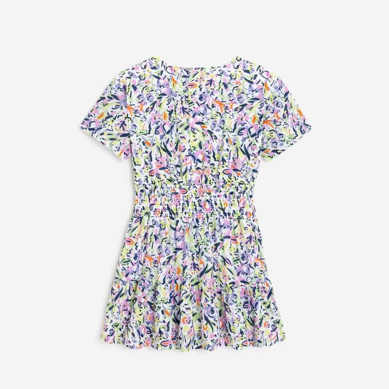 Robe fille à motifs blanche Catimini