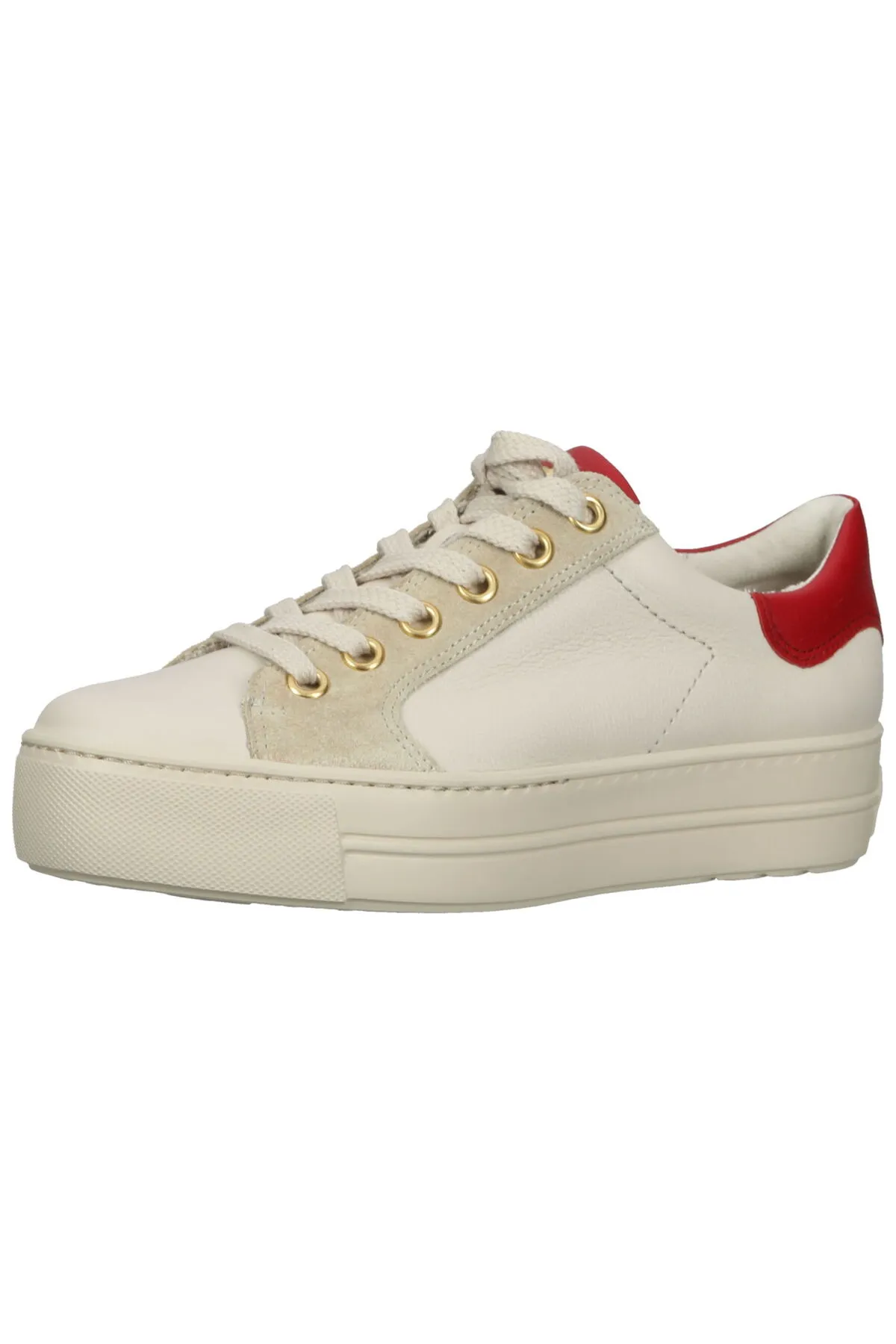 Paul Green  Sneaker - Beige - Flacher Absatz
