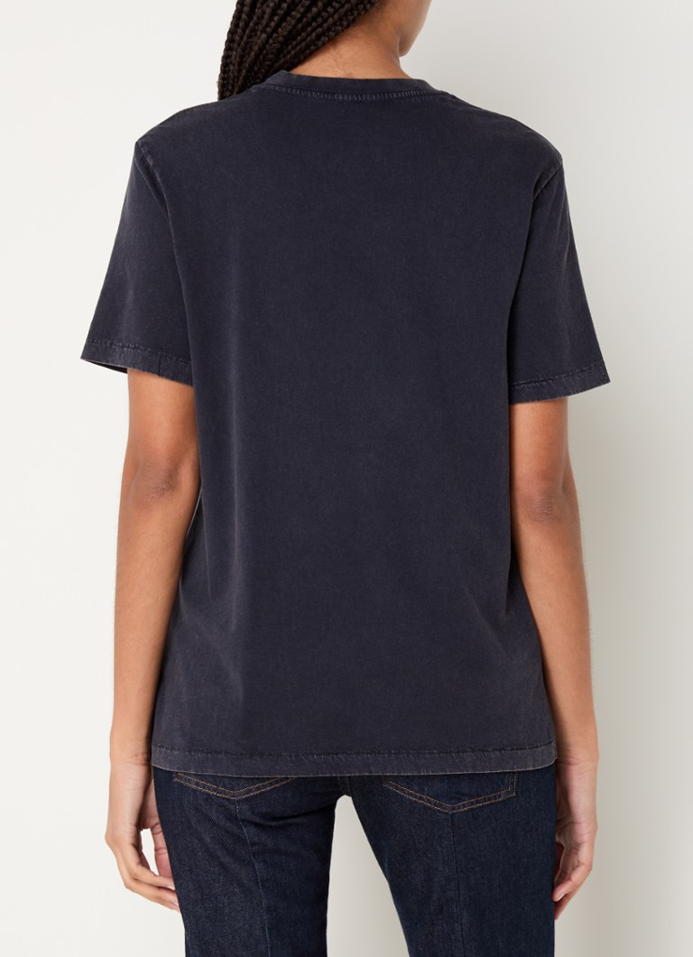 Tricou cu broderie Edwin Zadig & Voltaire