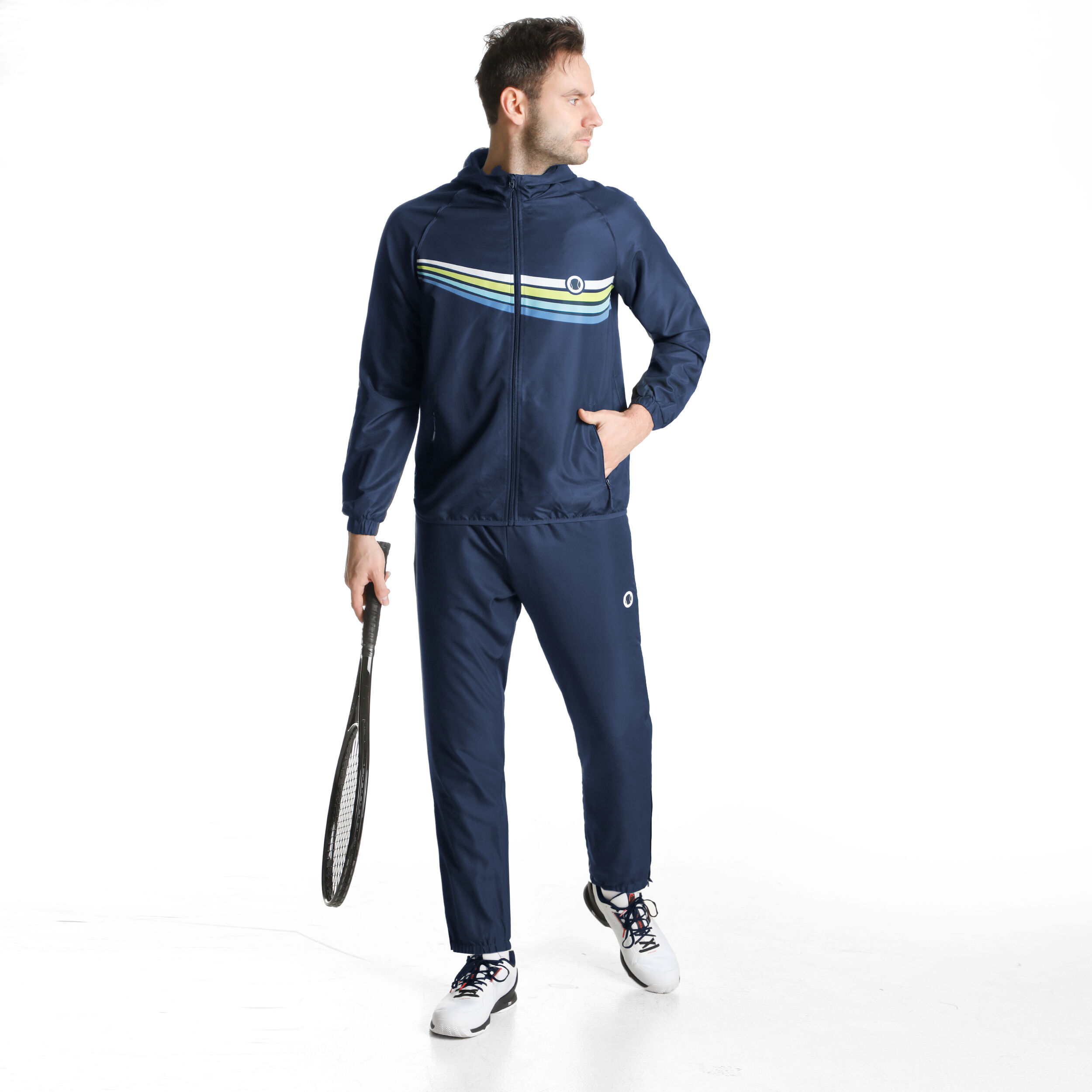 Trainingsanzug Special Edition Herren - Dunkelblau, Mehrfarbig