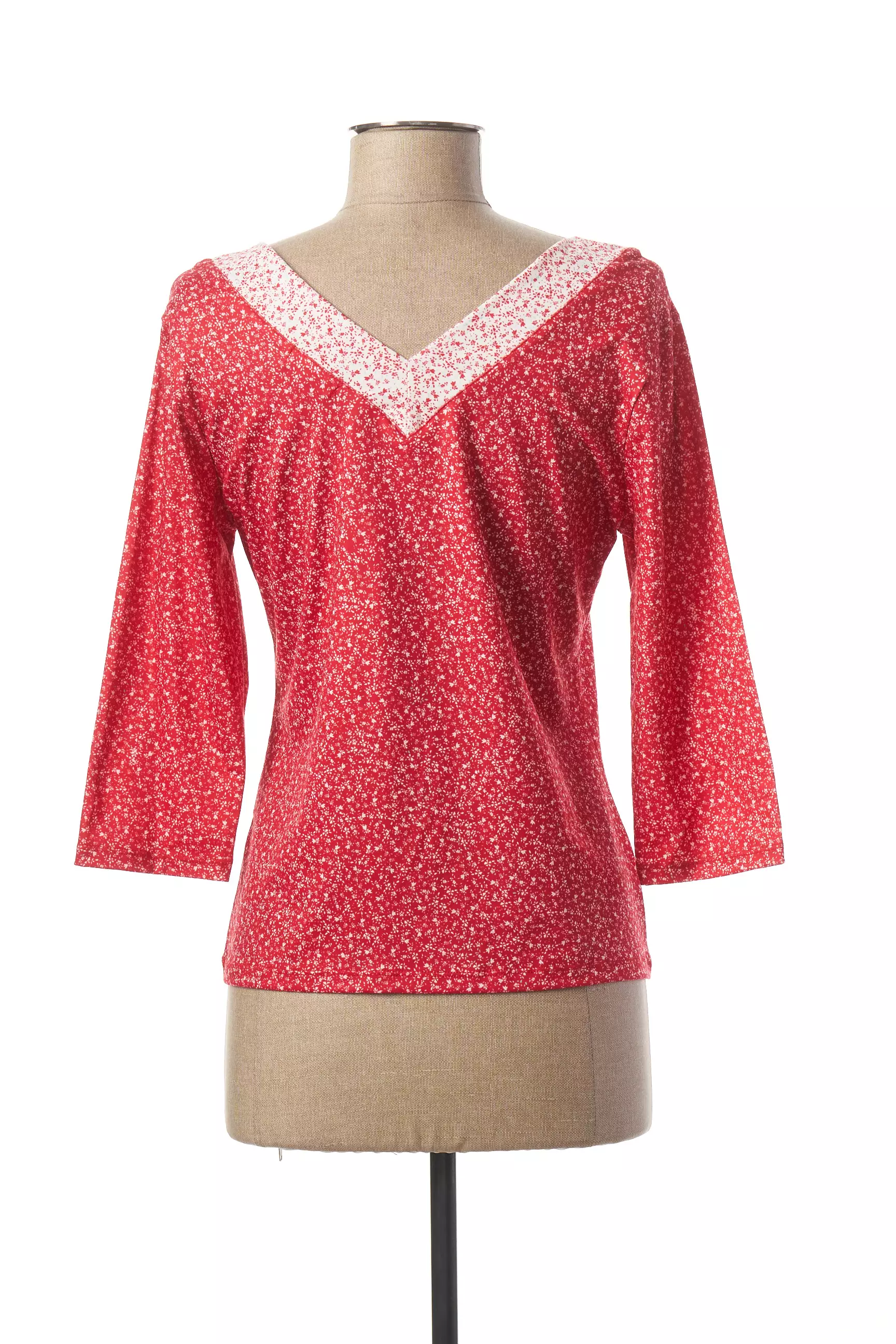 Paul Brial Tshirts Femme couleur rouge