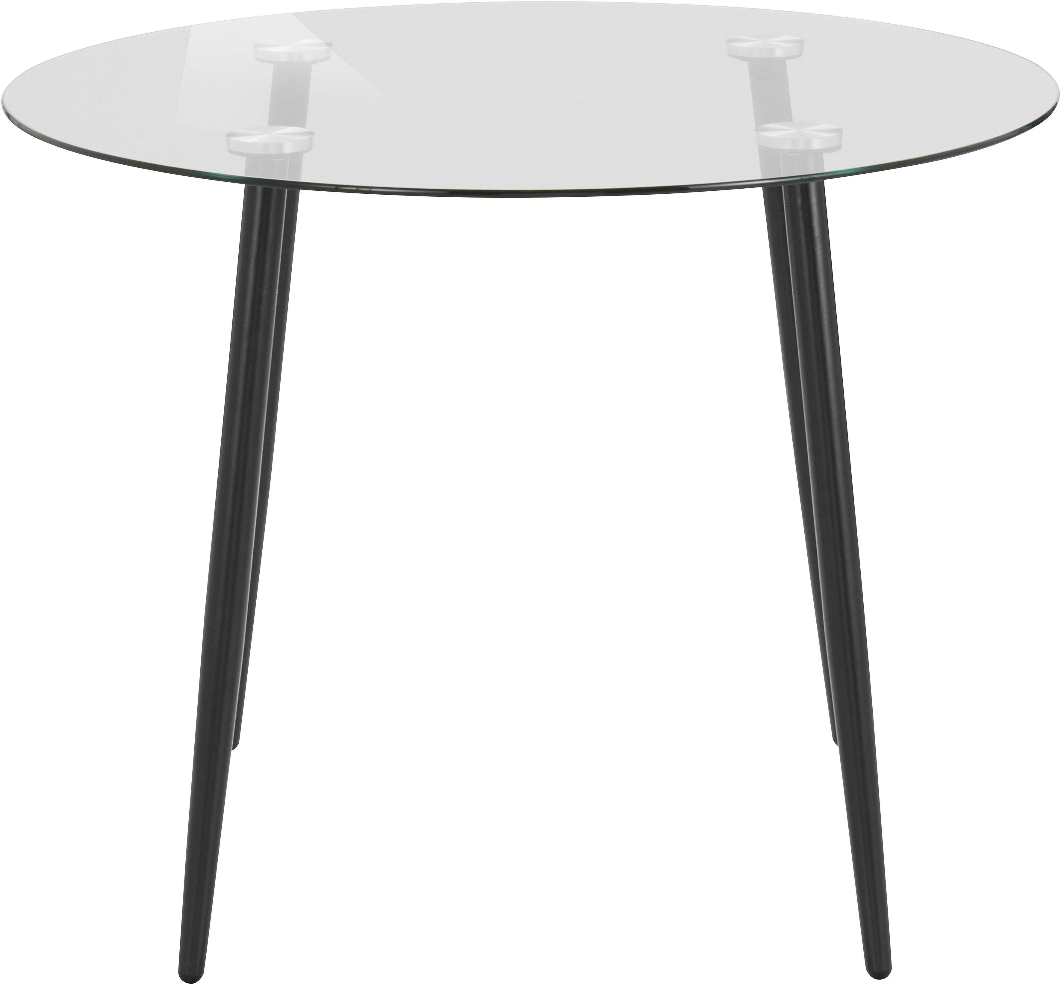 INOSIGN Glastisch Danny, runder Esstisch mit einem Ø von 100 cm