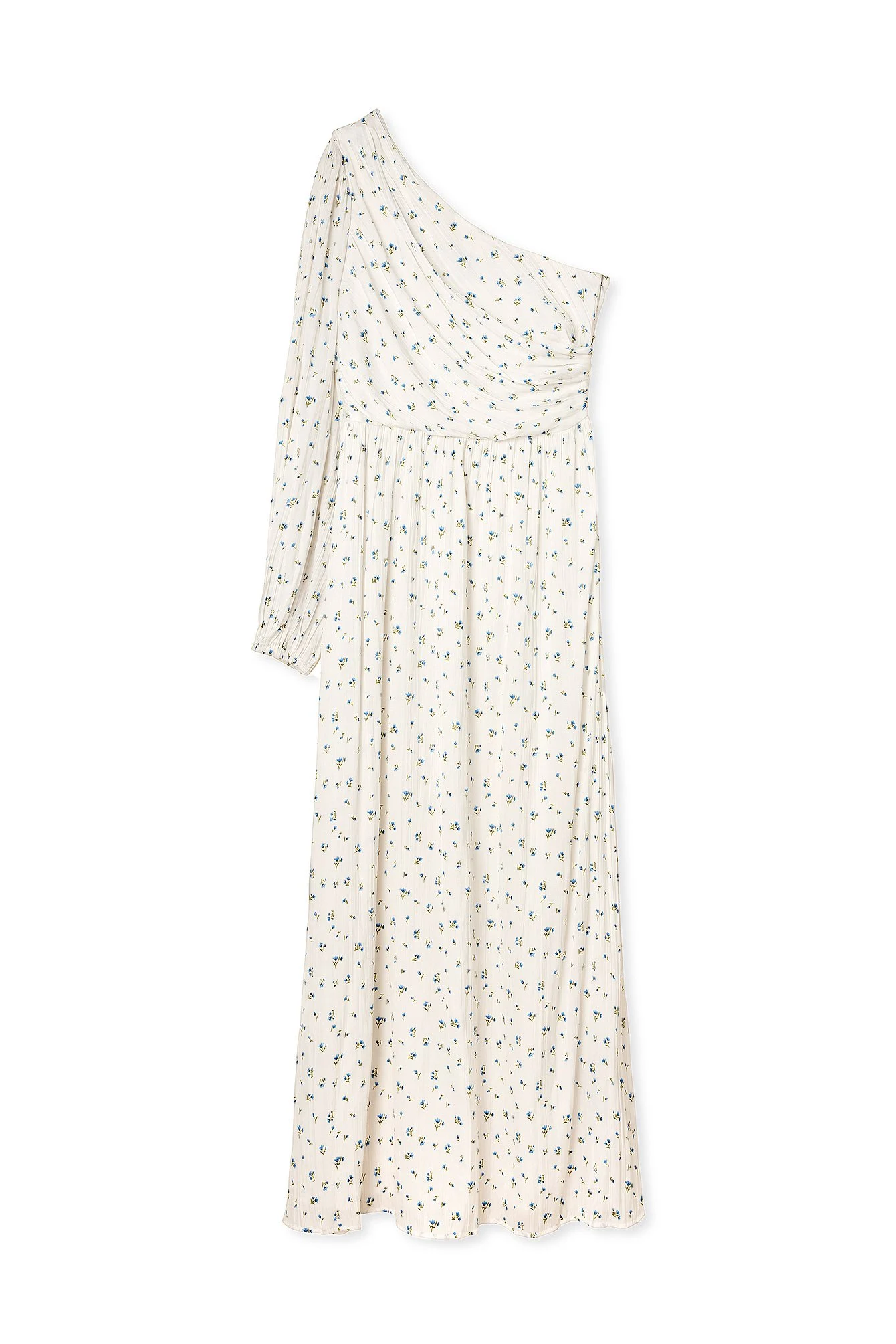 Maxikleid mit einem Ballonärmel