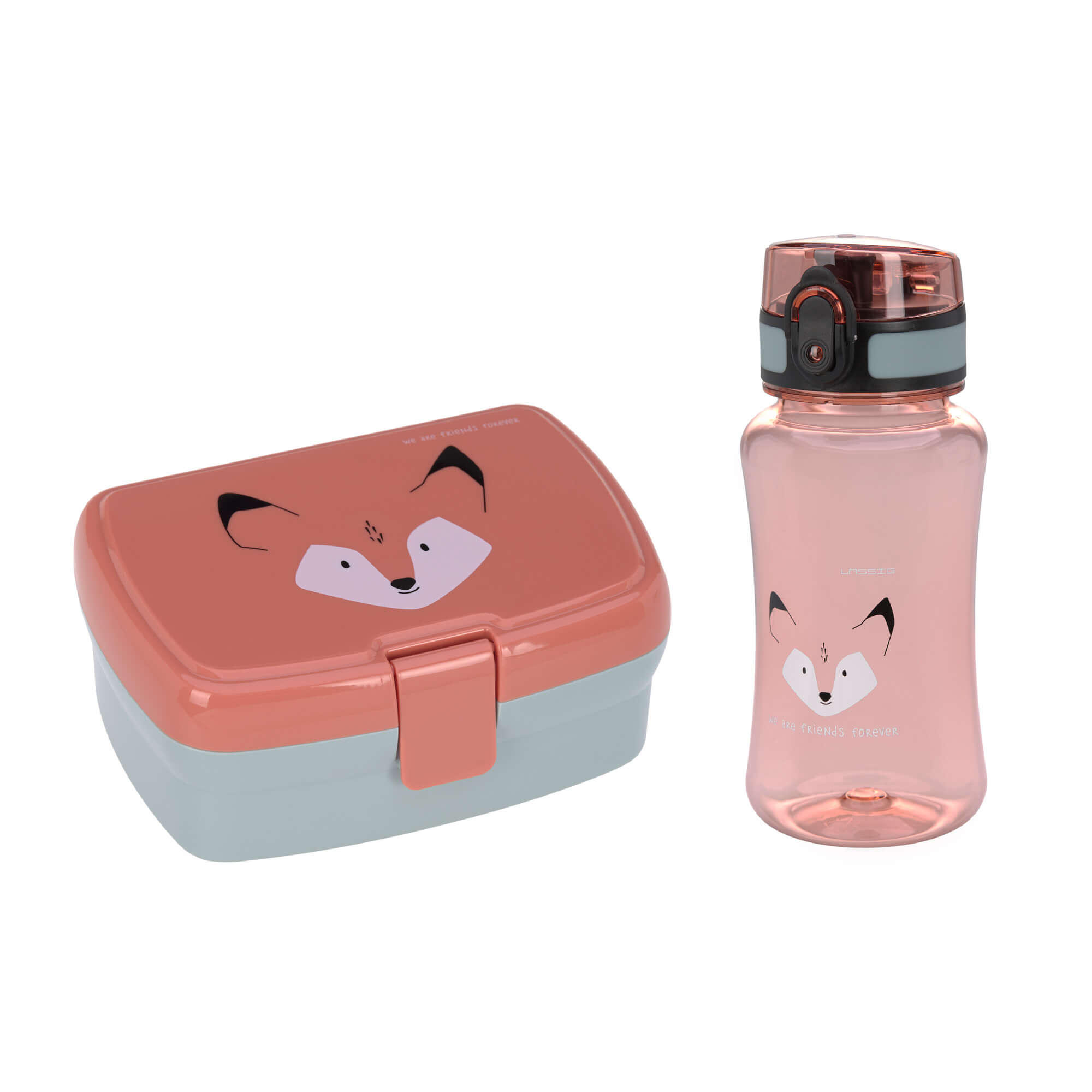 Brotdose & Trinkflasche Set - Lunch Set, About Friends Fuchs