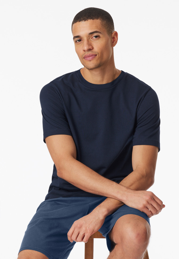 Shirt kurzarm nachtblau - Mix+Relax